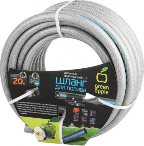 Шланг для полива GREEN APPLE 3/4" х 20 м усиленный NTS GATH-1920