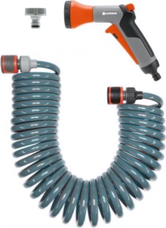 Шланг спиральный GARDENA 10 м с комплектом для полива 18424-20.000.00 [18424-20.000.00]