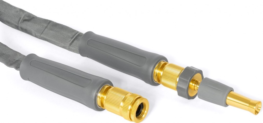 Шланг текстильный DAEWOO TitanFlex 5/8" х 25 м с комплектом для полива [DWH 9124]