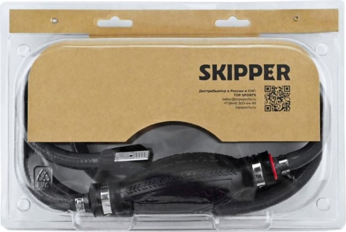 Шланг топливный с грушей SKIPPER 8мм, армированный ПВХ, для Suzuki 4T/OMC [SK-7483]