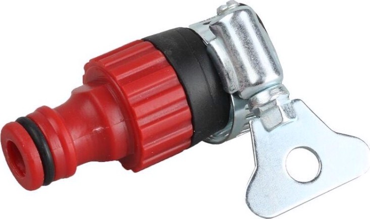 Штуцер без резьбы GRINDA 3/4" пластмассовый, с хомутом 8-426321 [8-426321_z01]