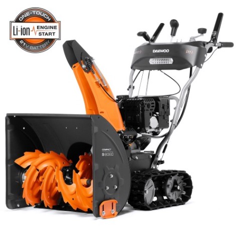 Снегоуборщик гусеничный бензиновый DAEWOO S 8060 с электрозапуском