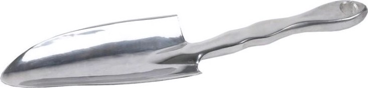 Совок посадочный GRINDA 8-421711 широкий, алюминиевый корпус, 245 мм [8-421711_z01]