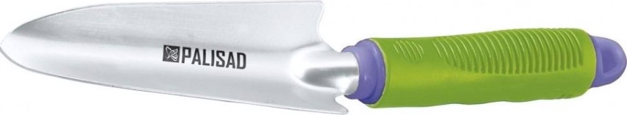 Совок посадочный PALISAD 62х315 мм CONNECT узкий, стальной, пластиковая рукоятка, [63002]