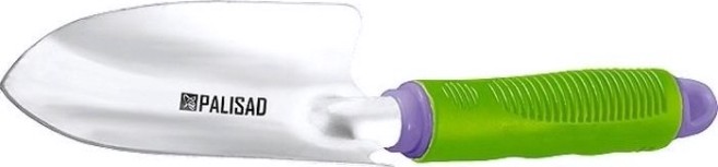 Совок посадочный PALISAD 85х300 мм CONNECT широкий, стальной, пластиковая рукоятка, [63001]