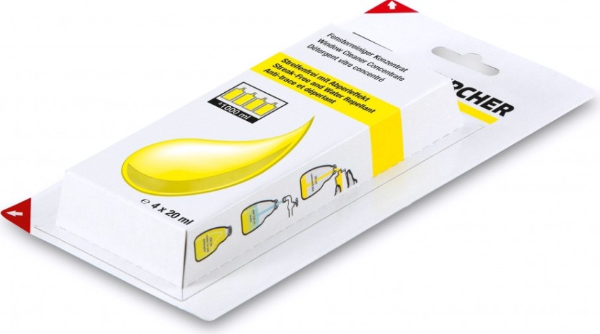 Средство специальное KARCHER RM 503 (4х20мл) для мойки окон [6.295-302.0]