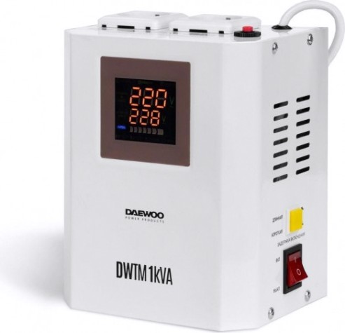 Стабилизатор напряжения однофазный DAEWOO DW-TM 1 kVA настенный [DW-TM1kVA]