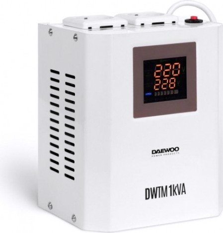 Стабилизатор напряжения однофазный DAEWOO DW-TM 1 kVA настенный [DW-TM1kVA]