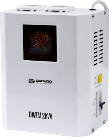 Стабилизатор напряжения однофазный DAEWOO DW-TM 2 kVA настенный [DW-TM2kVA]