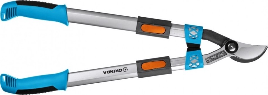 Сучкорез GRINDA PRO Line F-900T с коваными лезвиями, плоскостной, телескопи [424510]