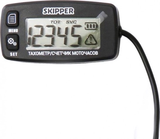 Тахометр со счетчиком моточасов SKIPPER SK-HM032A (заменяет SK-HM032SKW)