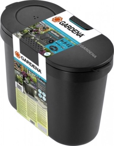 Таймер GARDENA подачи воды на солнечной батарее с интегрированным насосом aquabloom и резервуаром д [13301-20.000.00]