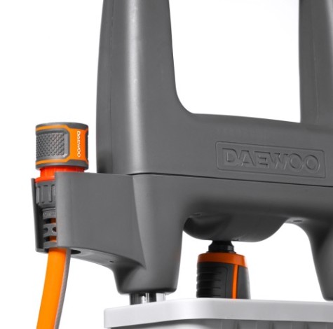 Тележка для шланга DAEWOO DWR 4040 smart cart + шланг 40м и набор для полива