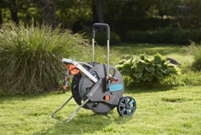 Тележка для шланга GARDENA СleverRoll L Easу с комплектом для полива 18522-32.000.00 [18522-32.000.00]