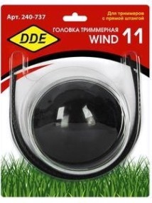 Триммерная головка DDE Wind 11 аналог "jet-fit", 4-х прутк. [240-737]