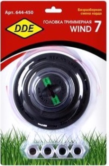 Триммерная головка DDE Wind 7 безразборная смена корда [644-450]
