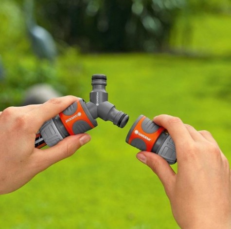 Тройник GARDENA с коннекторами 1/2" 18287-20.000.00 [18287-20.000.00]