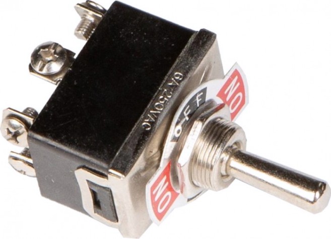 Тумблер SKIPPER SK-AN3C203 ON-OFF-ON (медь/алюминий/пластик)