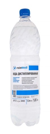 Вода дистиллированная REINWELL RW-02 1,5 л [3202]