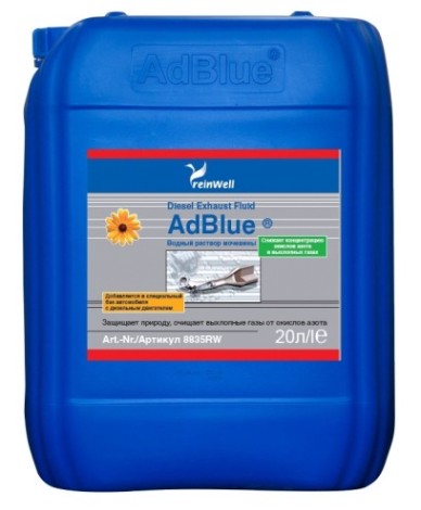 Водный раствор мочевины REINWELL 32,5% AdBlue 20 л 8835RW [8835RW]