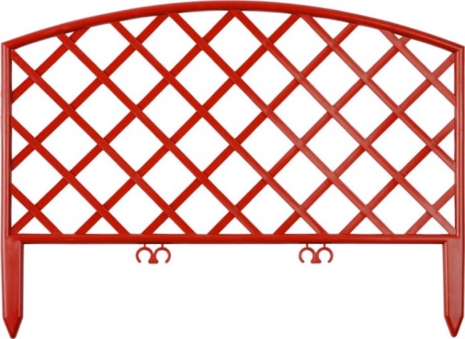 Забор садовый GRINDA ПЛЕТЕНЬ декоративный 24x320см, терракот [422207-T]