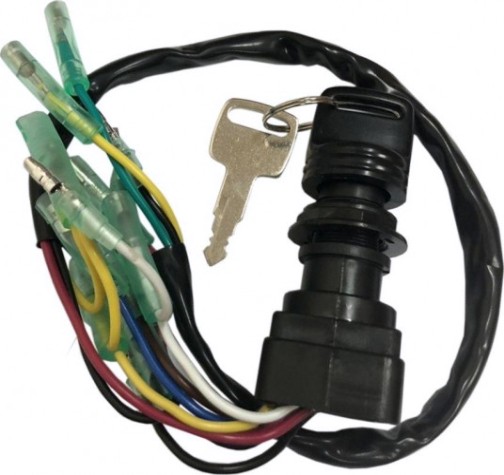 Замок зажигания с ключом пульта ДУ SKIPPER для Yamaha 703 [SK703-82510-43-SET]