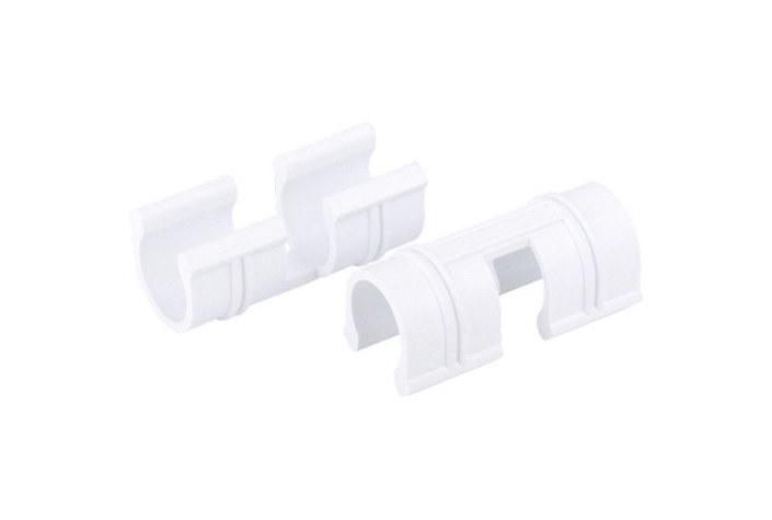 Зажимы для пленки PALISAD 64427 к каркасу парника, d-12 мм, 20 шт., белые